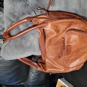 Ecco leather hobo shoulder bag